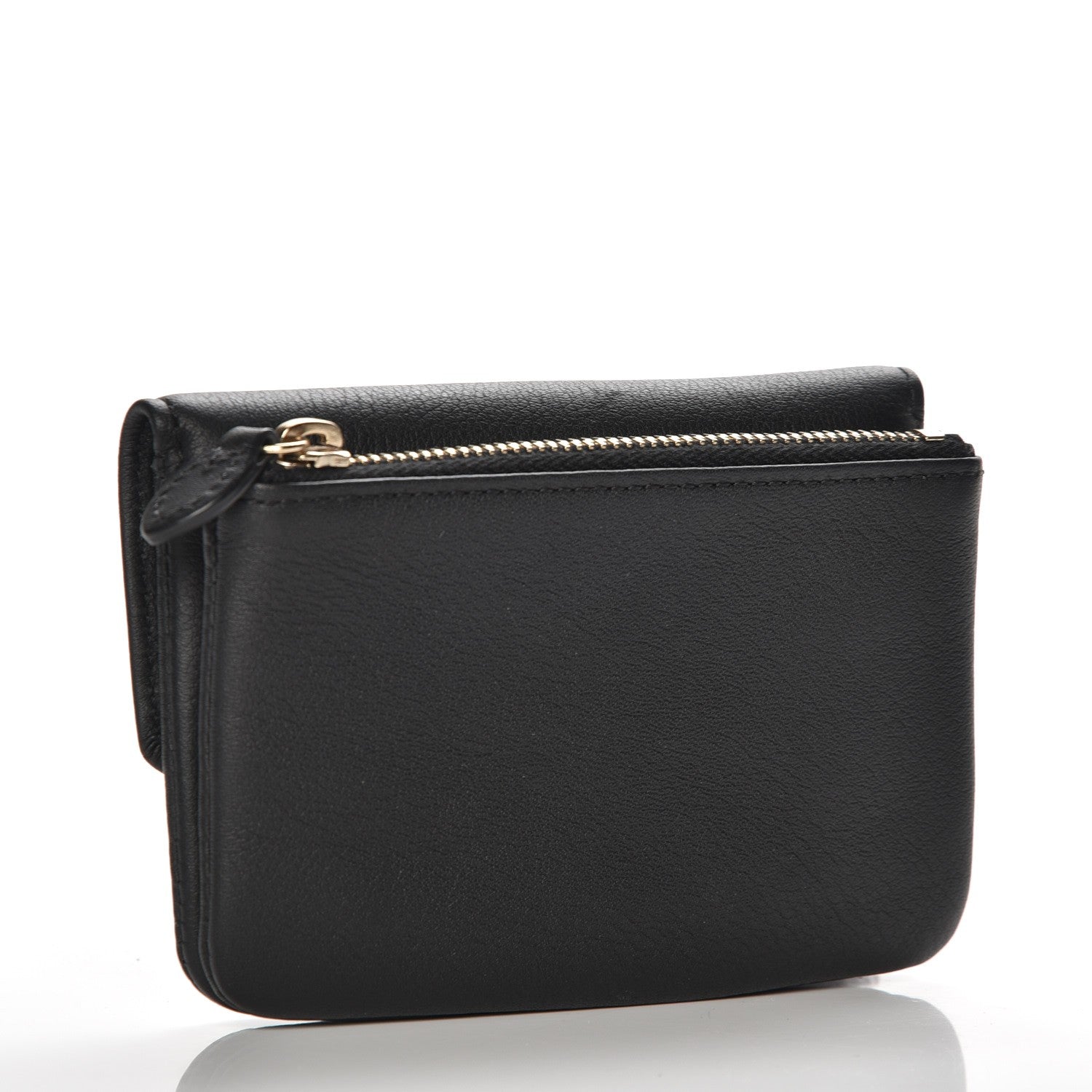 Mulberry Goatskin Bow Coin Purse Black 3 of 7