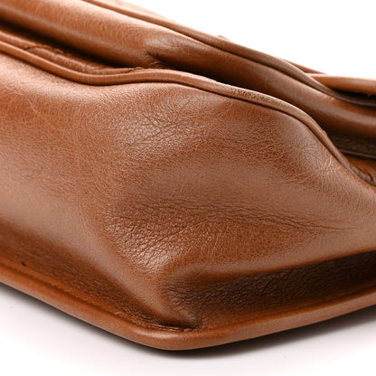 Saint Laurent Crinkled Calfskin Matelasse Monogram Medium Niki Chain Satchel Caramel 10 of 10