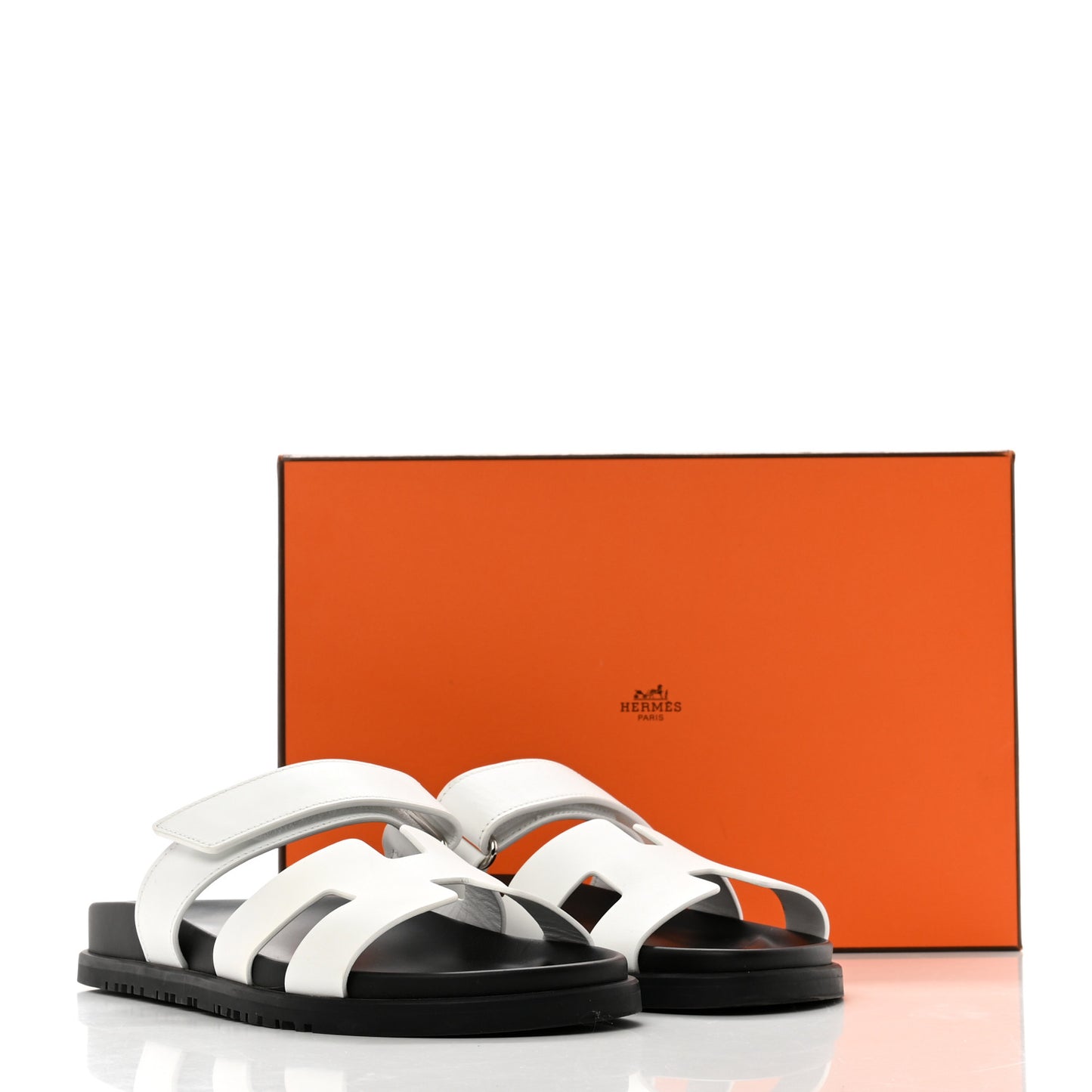 Calfskin Womens Chypre Sandals 38 White
