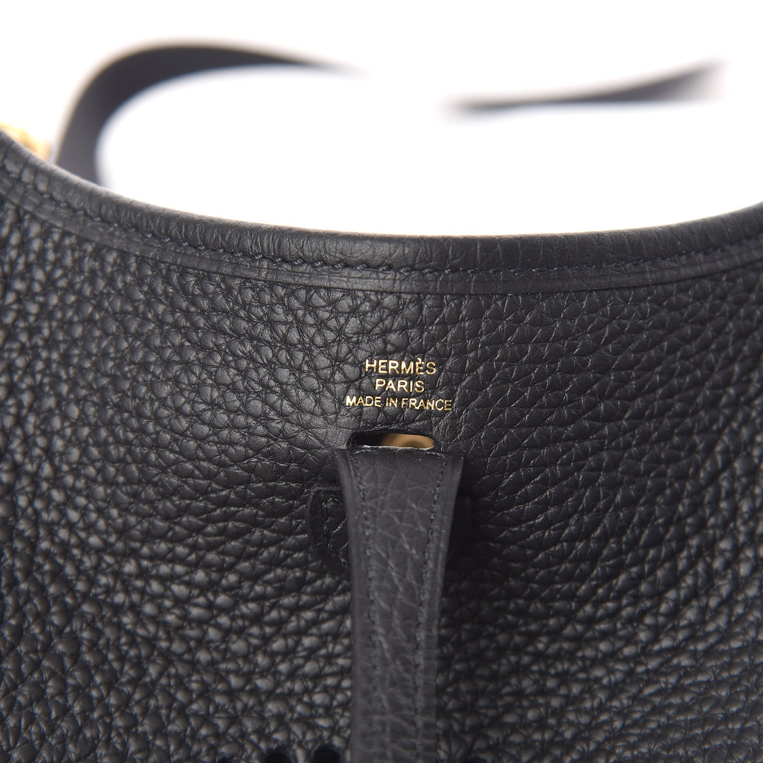 Hermes Taurillon Clemence Evelyne TPM Black 6 of 10