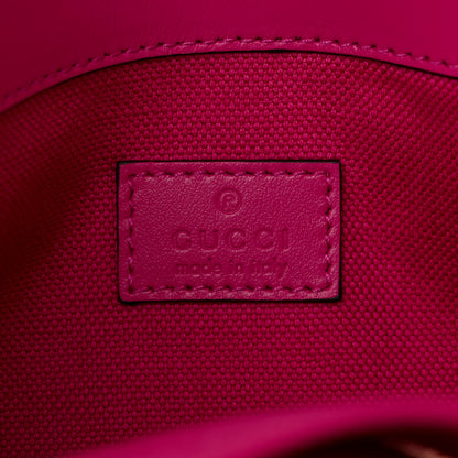 Gucci Calfskin Matelasse Monochrome GG Marmont Crossbody Shoulder Bag Classic Fuxia 6 of 10