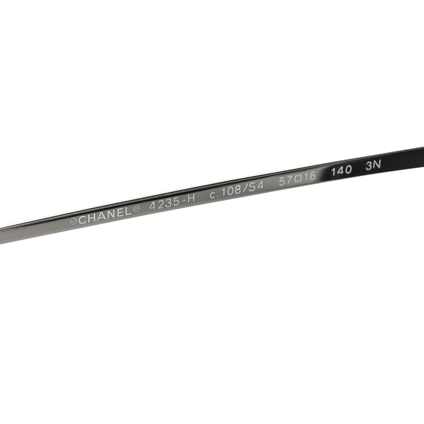 Square Frame Pearl Sunglasses 4235-H Dark Grey