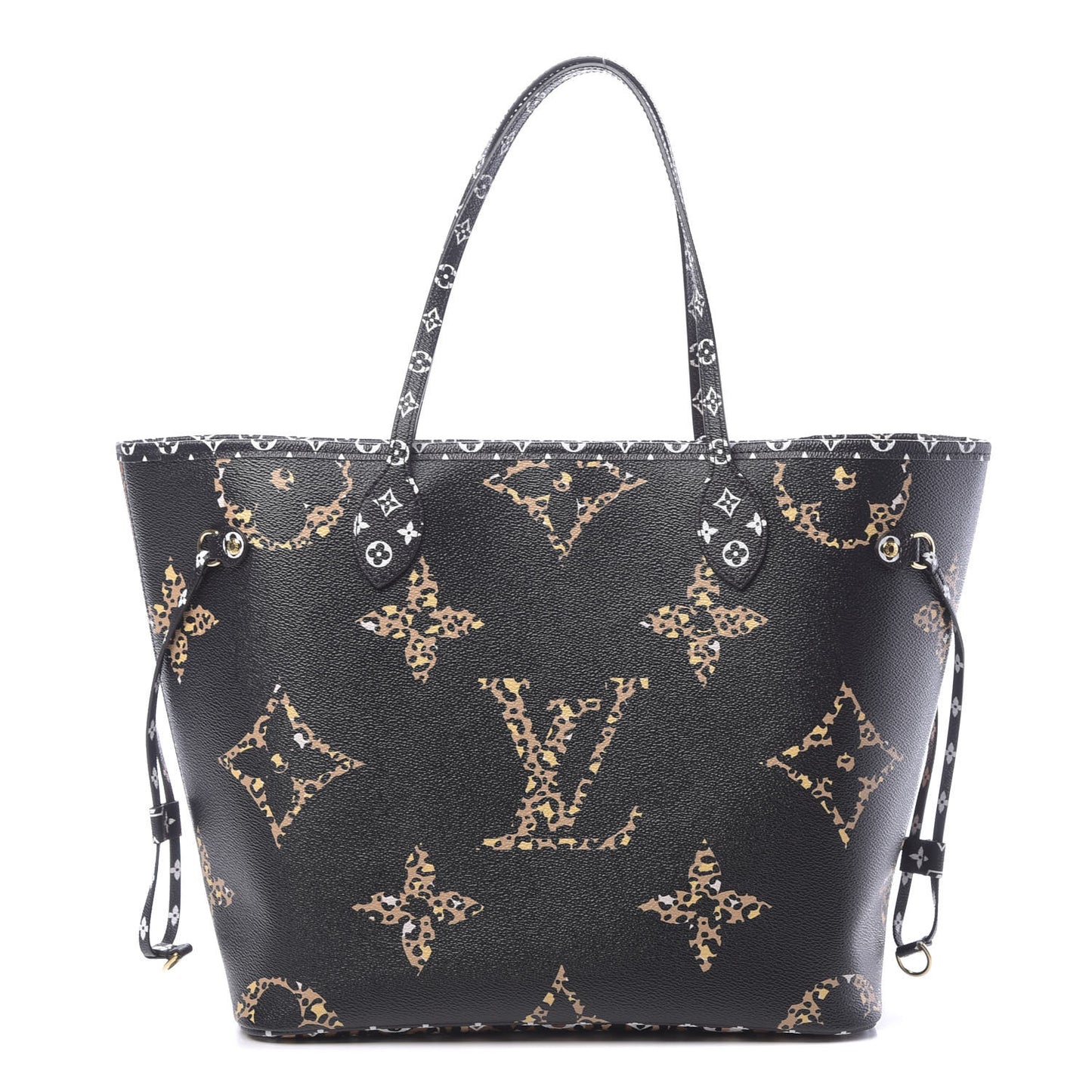 Monogram Giant Jungle Neverfull MM Black