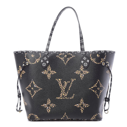 Louis Vuitton Monogram Giant Jungle Neverfull MM Black 1 of 10