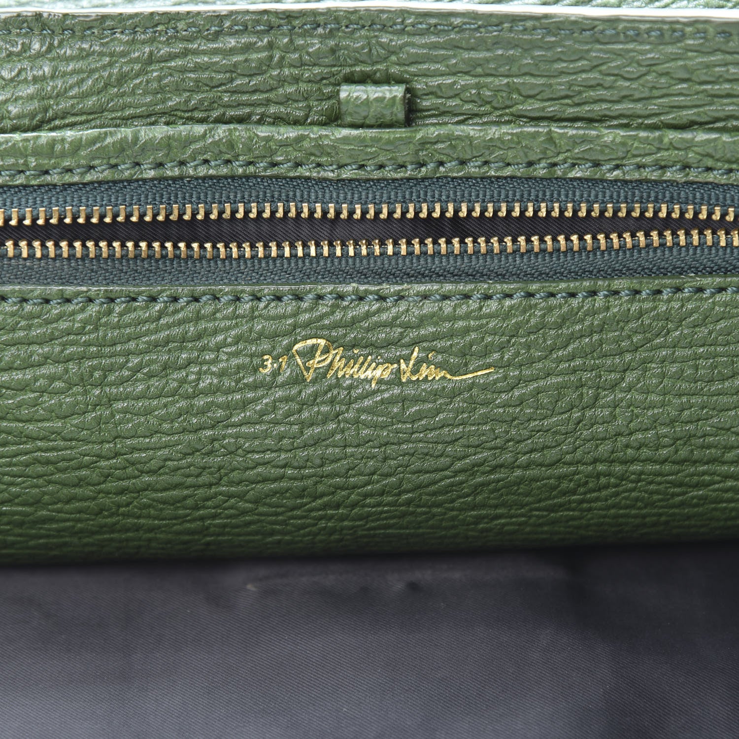 3.1 Phillip Lim 3.1 Textured Calfskin Medium Pashli Satchel Jade 6 of 16