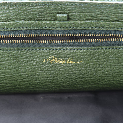 3.1 Phillip Lim 3.1 Textured Calfskin Medium Pashli Satchel Jade 6 of 16