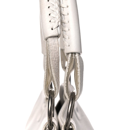 Christian Dior Calfskin Braided Gaucho Double Saddle Bag White 18 of 21