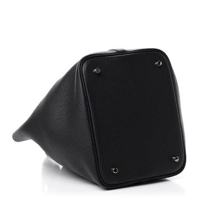 Hermes Taurillon Clemence Picotin Lock 22 MM Black 4 of 11