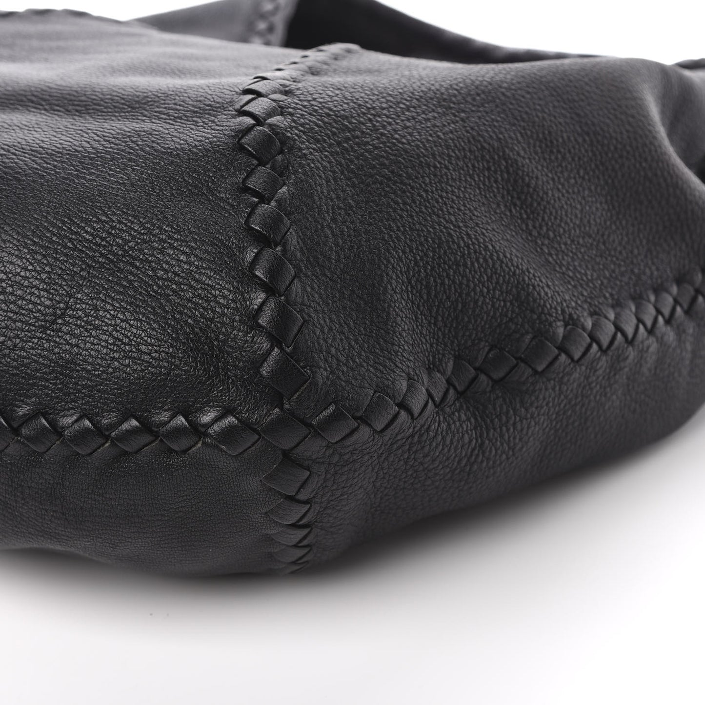 Cervo Deerskin Large Hobo Black