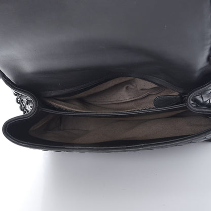 Bottega Veneta Nappa Intrecciato Small Olimpia Shoulder Bag Black 6 of 12