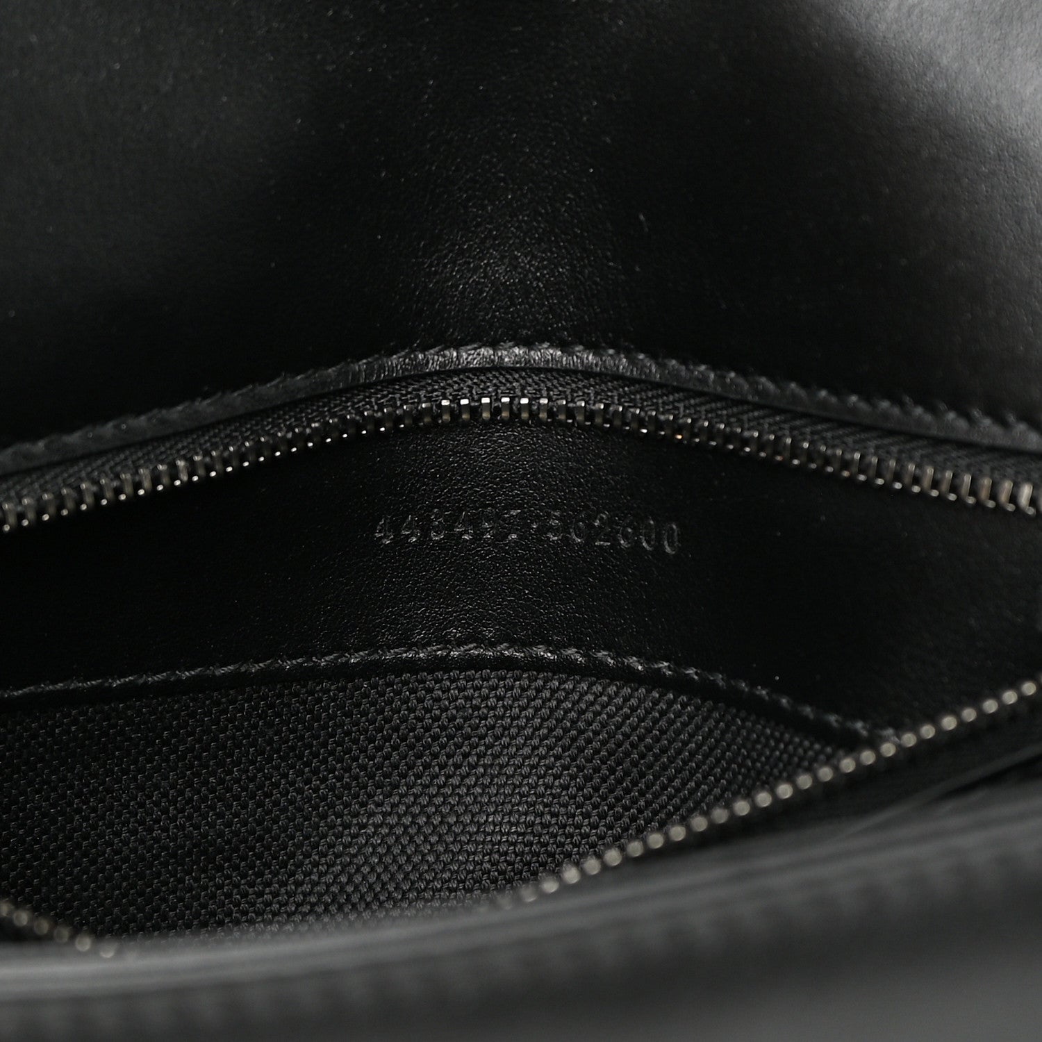 Gucci Calfskin Matelasse Monochrome Small GG Marmont Shoulder Bag Black 7 of 11
