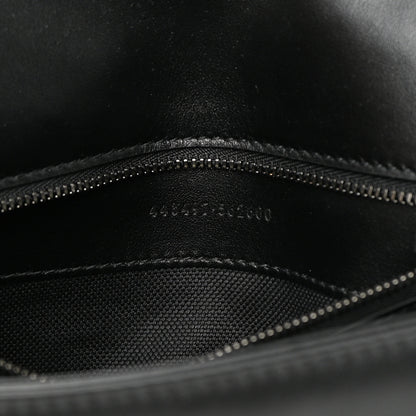 Gucci Calfskin Matelasse Monochrome Small GG Marmont Shoulder Bag Black 7 of 11