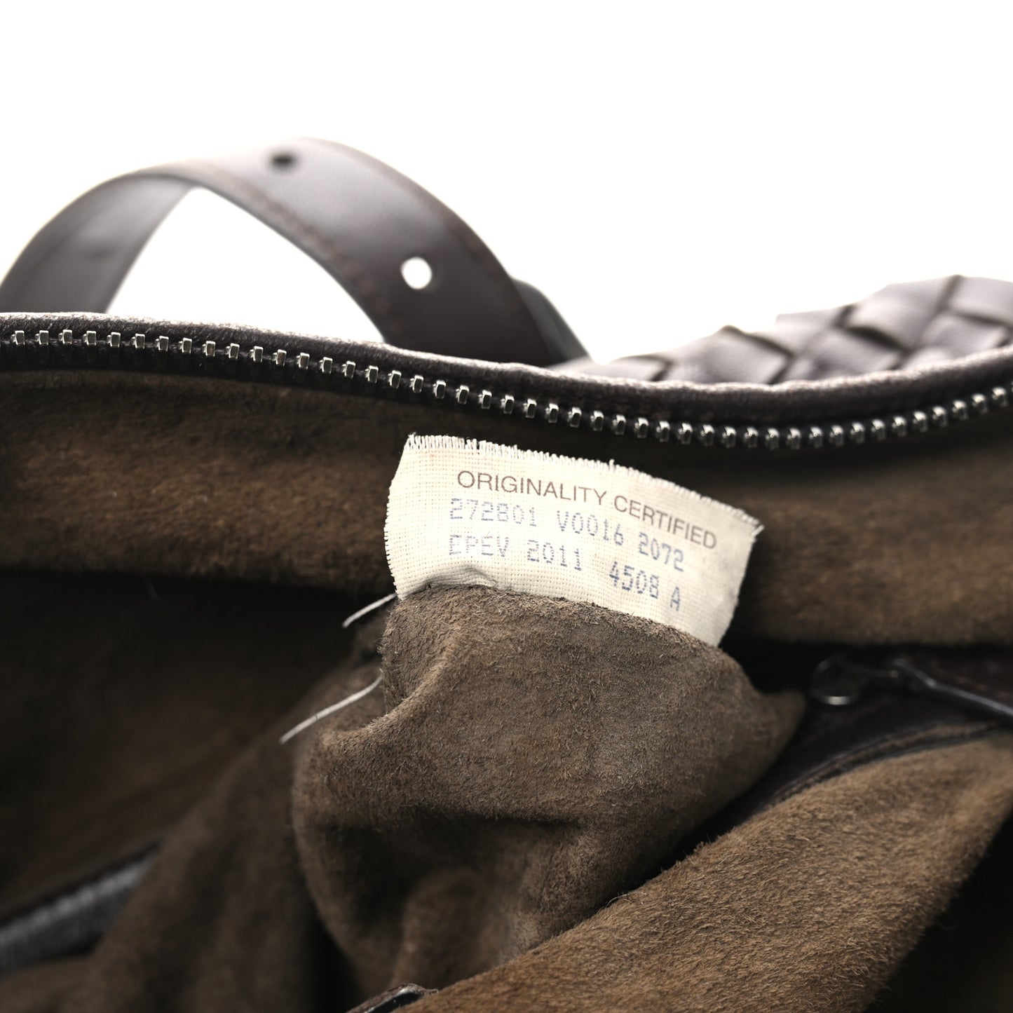 Nappa Intrecciato Montaigne Bag Ebano