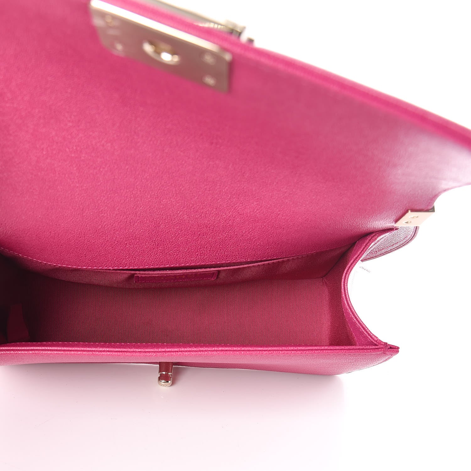Chanel Caviar Quilted Medium Boy Flap Fuchsia 5 of 12