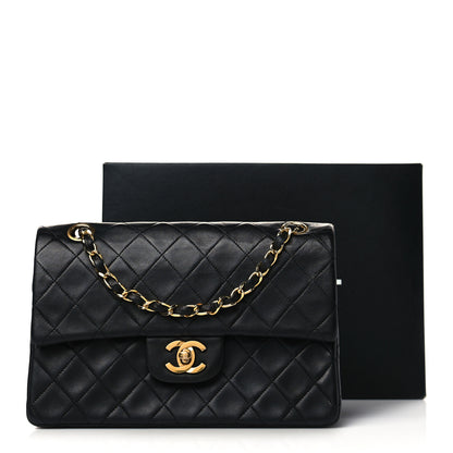 Chanel Lambskin Quilted Small Double Flap Black 9 of 9