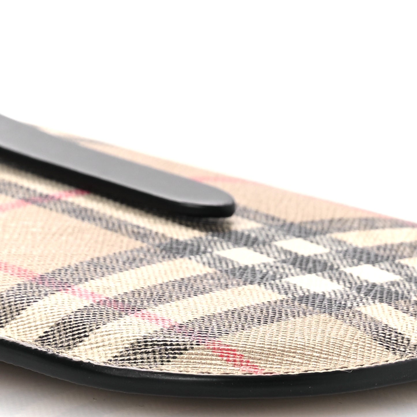 E-Canvas Calfskin Vintage Check Anne Phone Case With Strap Archive Beige