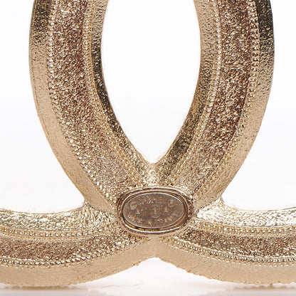 Chanel Pearl CC Brooch Light Gold 4 of 5