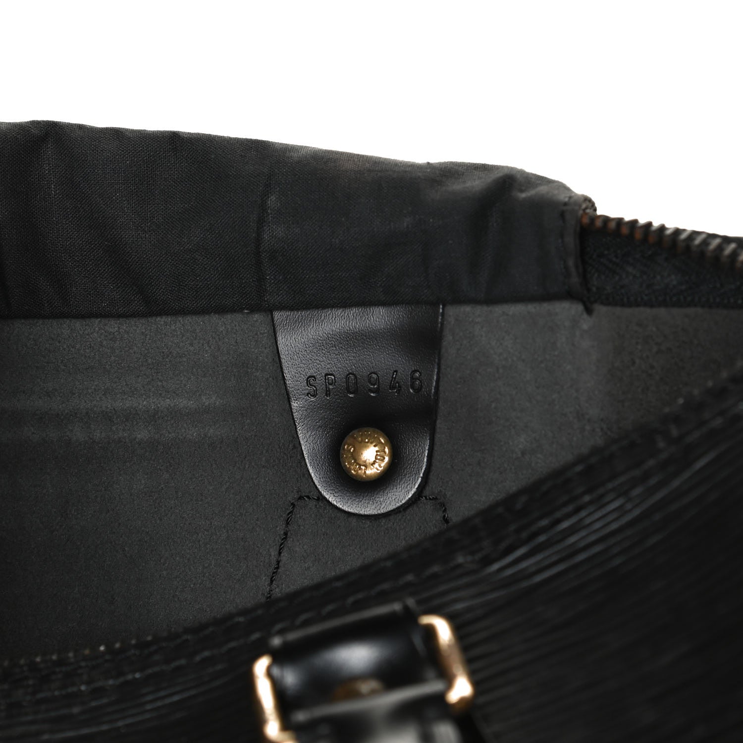 Louis Vuitton Epi Speedy 25 Black 6 of 16