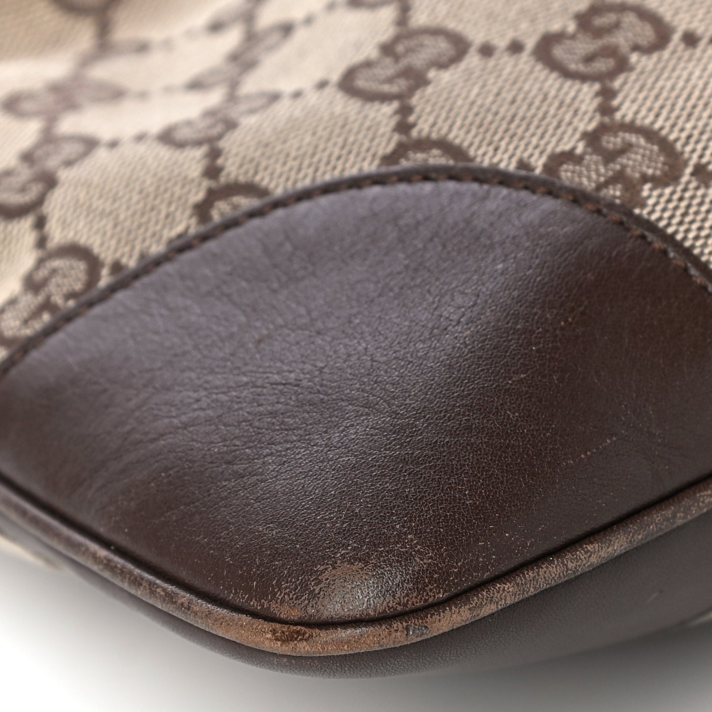 Monogram Lobster Clasp Jackie O Hobo Brown