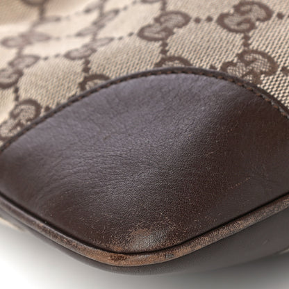 Gucci Monogram Lobster Clasp Jackie O Hobo Brown 9 of 19