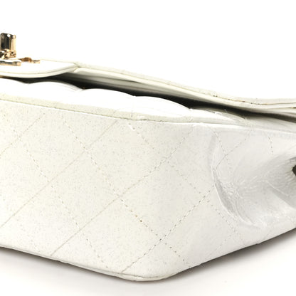 Chanel Patent Quilted Evening Star Medium Double Flap White 10 of 11