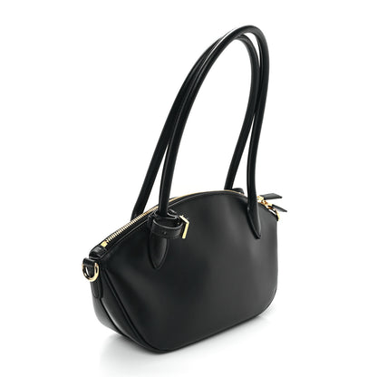 Prada City Calf Small Triangle Shoulder Bag Black 3 of 10