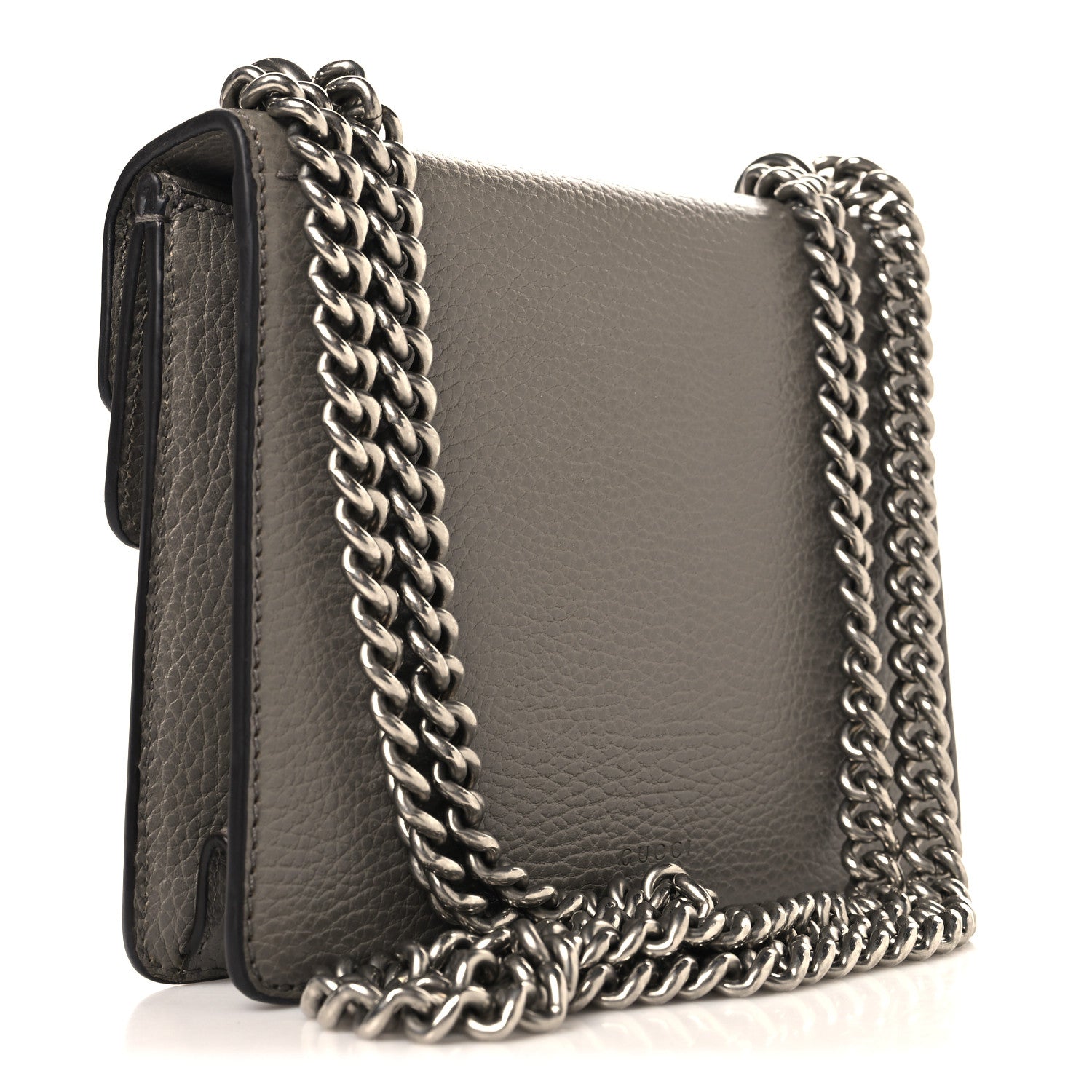 Gucci Calfskin Mini Dionysus Shoulder Bag Dusty Grey 2 of 9