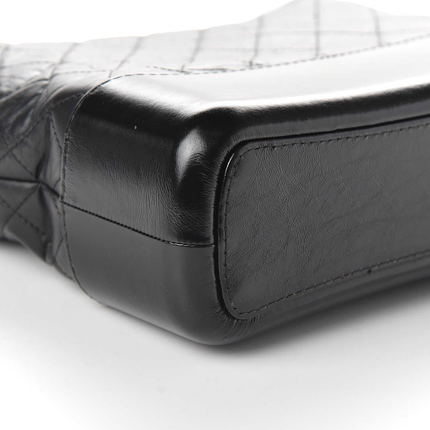 Chanel Aged Calfskin Quilted Medium Gabrielle Hobo Black 6 of 12