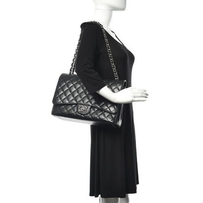 Chanel Caviar Quilted Maxi Double Flap Black 2 of 9