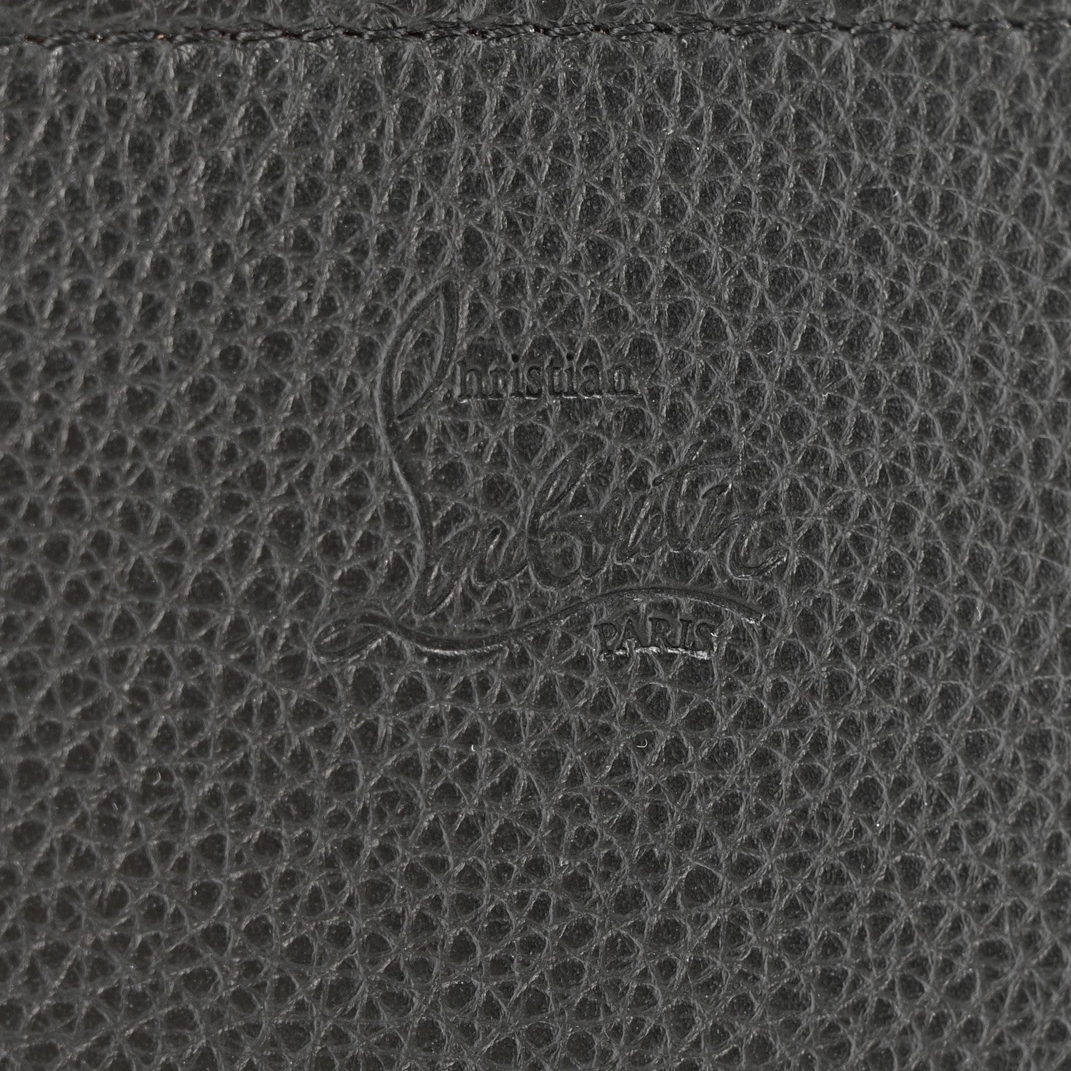 Christian Louboutin Calfskin Spikes Loubinthesky Paloma Clutch Black 6 of 11