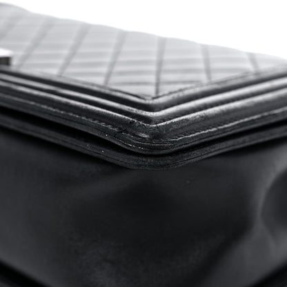 Chanel Lambskin Quilted New Medium Boy Flap Black 9 of 20