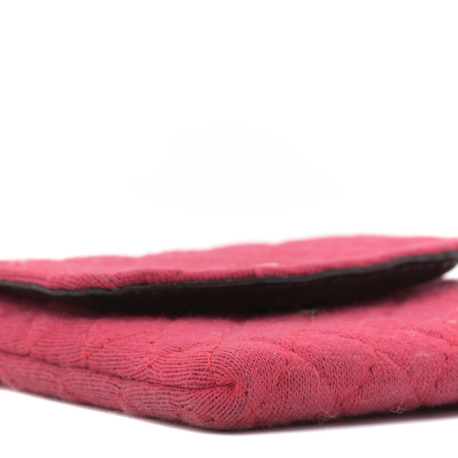 Chanel Jersey Quilted Micro Flap Bag Pink 4 of 9