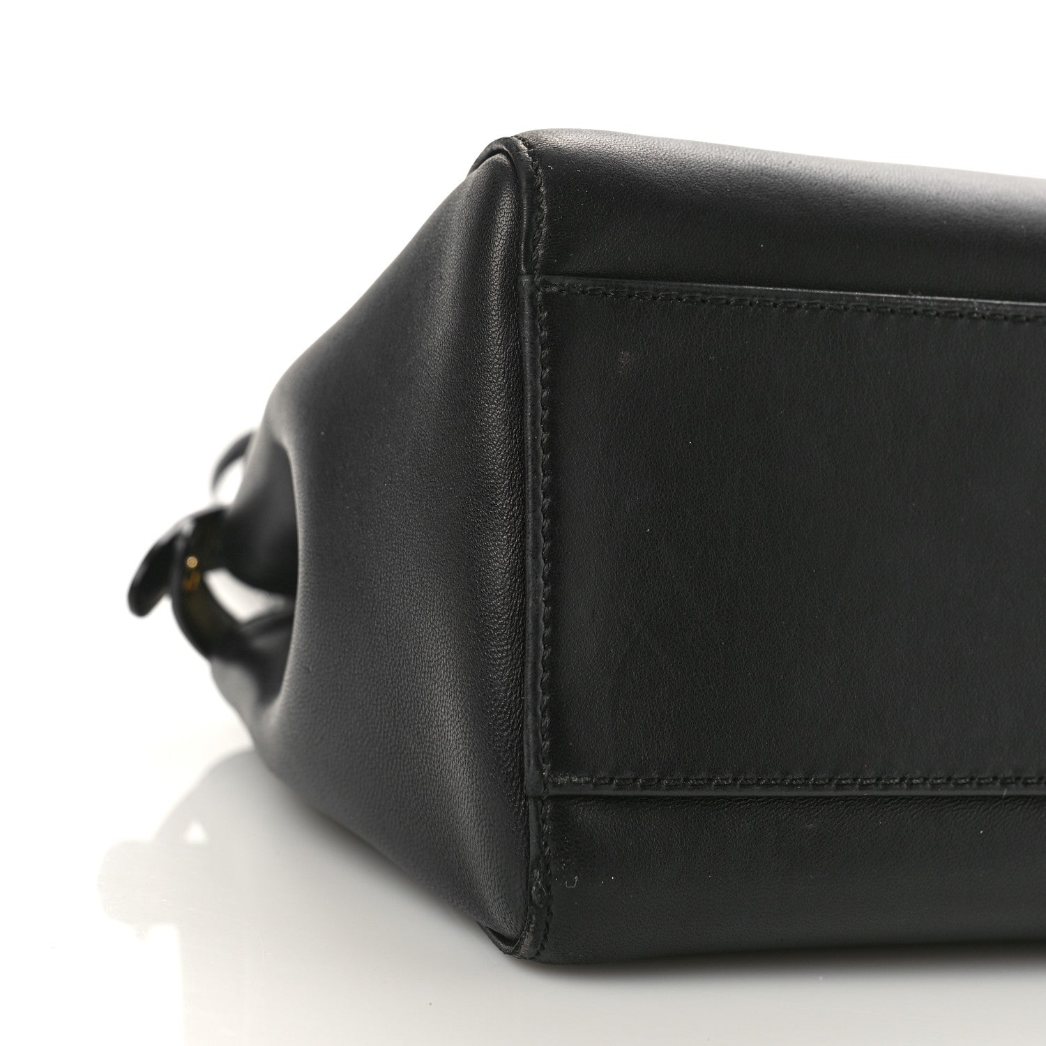 Fendi Nappa Mini Peekaboo Iconic Satchel Black 7 of 8