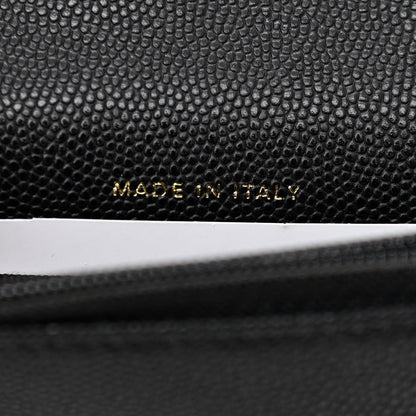 Chanel Caviar Quilted Pocket Twins Clutch With Chain Black 8 of 13