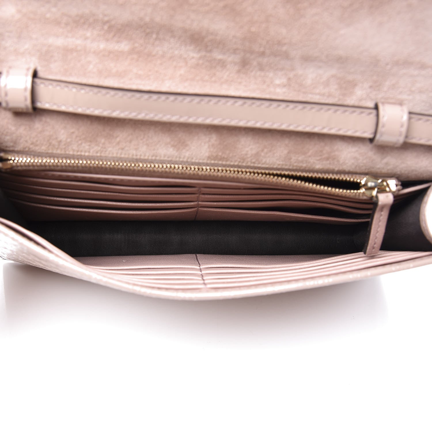 Gucci Patent Microguccissima Mini Nice Wallet Dark Cipria 4 of 8
