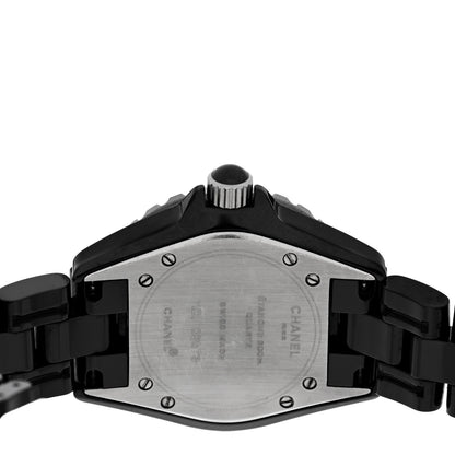 Chanel Stainless Steel Ceramic 33mm J12 Quartz Watch Black 4 of 4