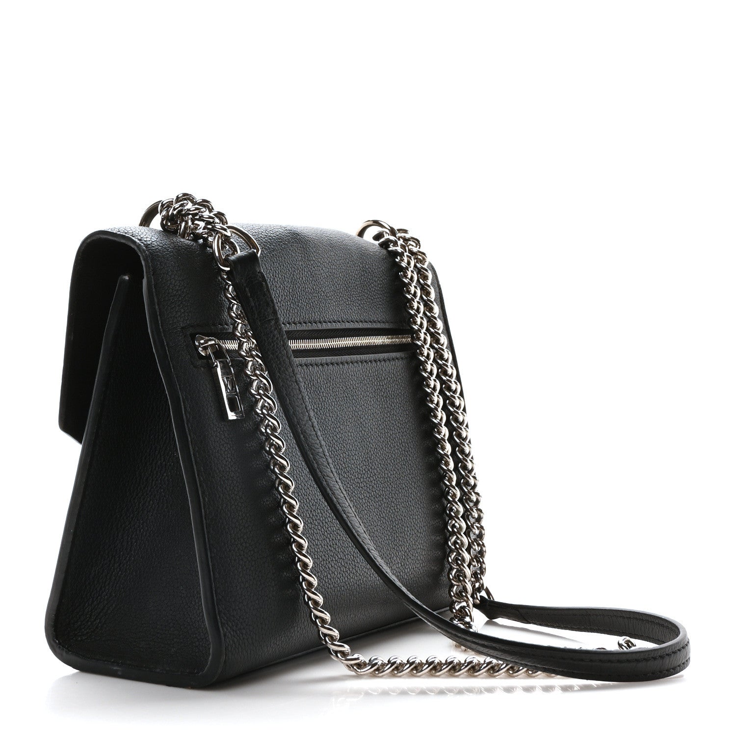 Louis Vuitton Soft Calfskin My Lockme Chain Bag BB Black 3 of 9
