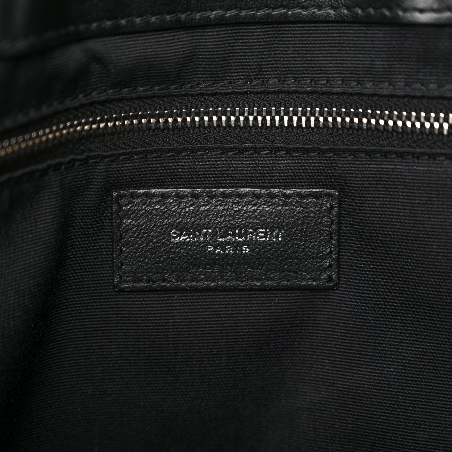 Saint Laurent Calfskin Y Quilted Monogram Large Loulou Chain Satchel Black 6 of 11