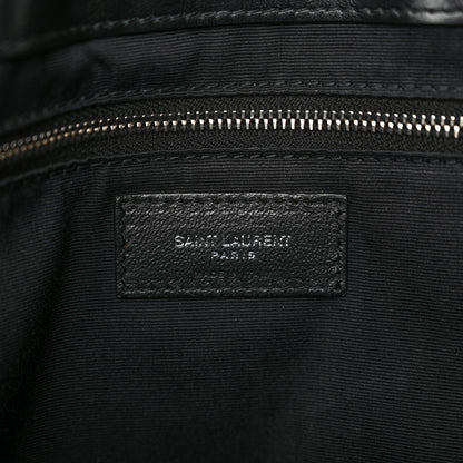 Saint Laurent Calfskin Y Quilted Monogram Large Loulou Chain Satchel Black 6 of 11
