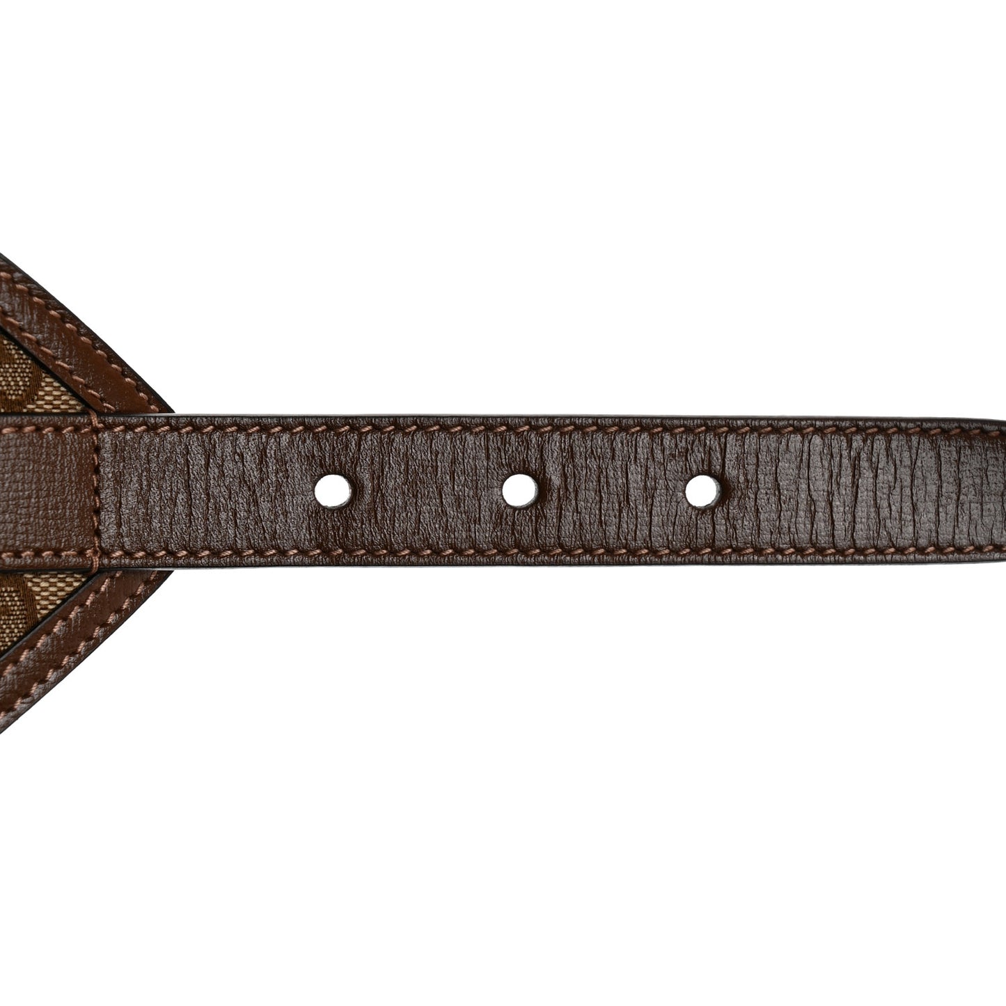 GG Supreme Monogram Equestrian Wide Belt 95 38 Brown