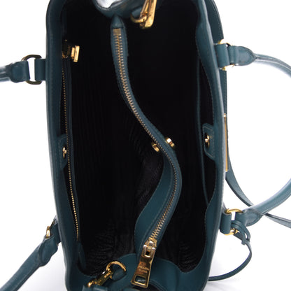 Prada Saffiano Lux Medium Tote Ottanio 5 of 9