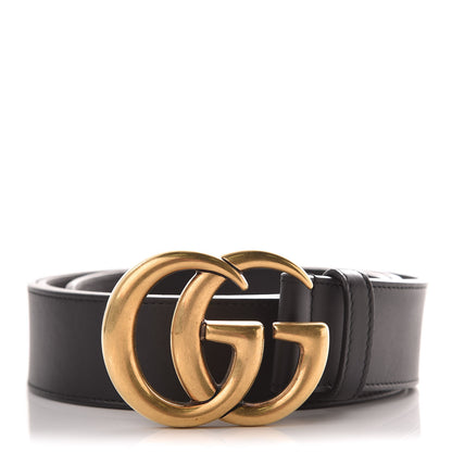 Gucci Calfskin Double G 40mm Belt 105 42 Black 1 of 9