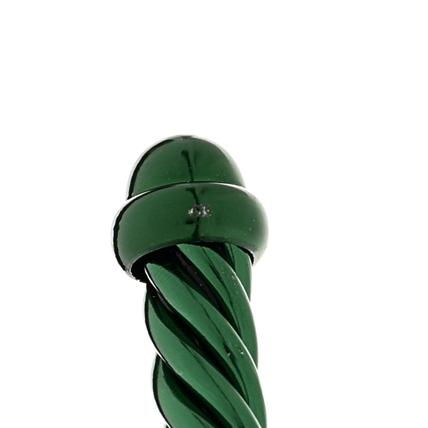 David Yurman Aluminum 4mm Classic Cable Bracelet Green 4 of 4