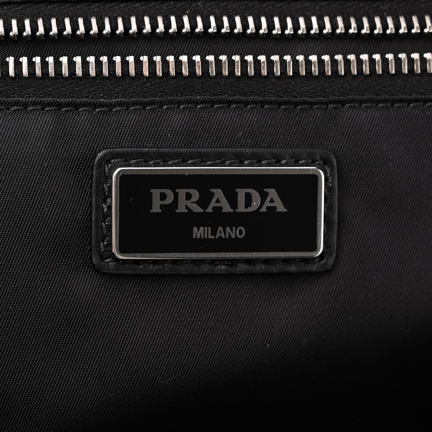 Prada Nylon Medium Boxy Backpack Black Olive 5 of 9