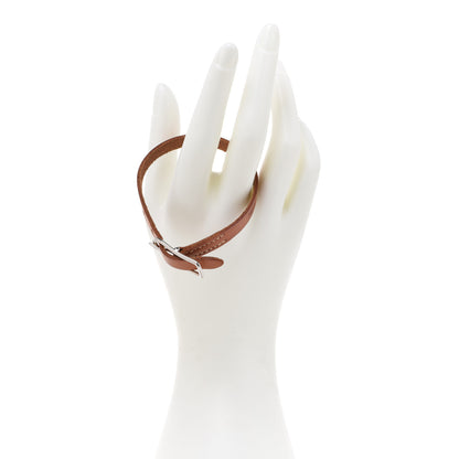Hermes Barenia Buckle Bracelet Fauve 2 of 8