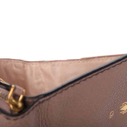 Christian Dior Calfskin D-Bee Compact Wallet Beige 8 of 8