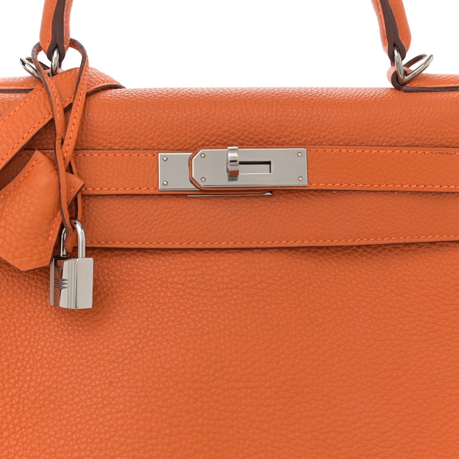 Hermes Togo Kelly Retourne 28 Potiron Gold 8 of 18