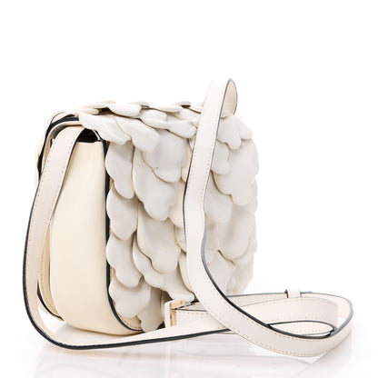 Valentino Garavani VALENTINO GARAVANI Nappa Atelier 03 Rose Edition Small Flap Crossbody Bag Ivory 3 of 13
