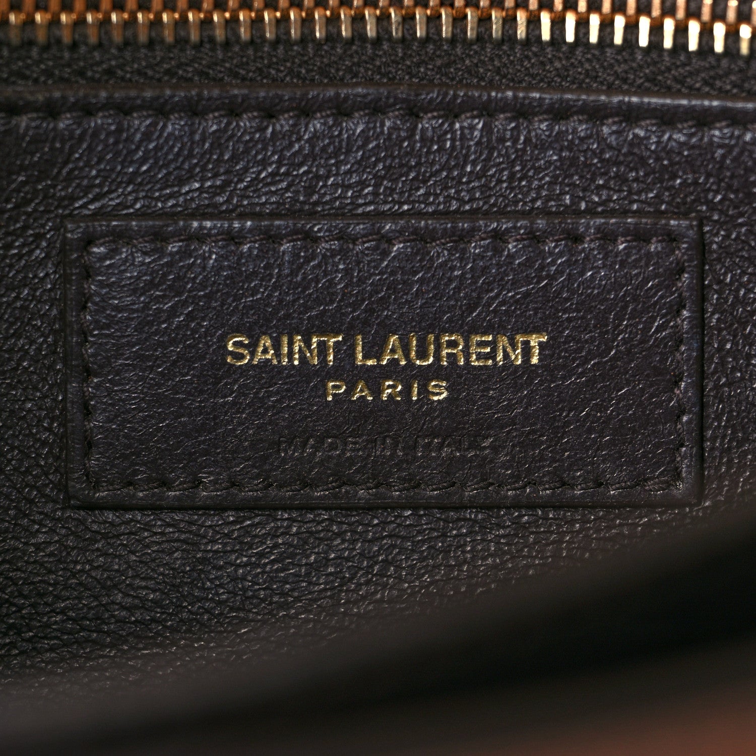 Saint Laurent Smooth Calfskin Suede Monogram Cassandra Clasp Bag Brown 6 of 8