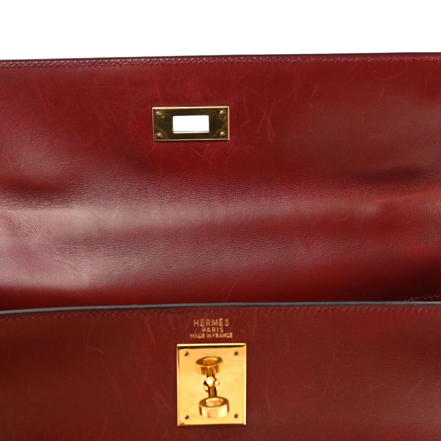 Hermes Box Kelly Retourne 32 Rouge H 14 of 14